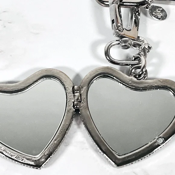 Joy Mangano Silver Bag Charm Keychain Accessory - Picture 8 of 11